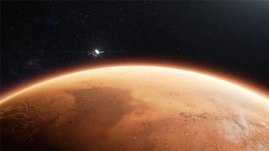 火星探査機「天問1号」、火星の待機軌道に入る
