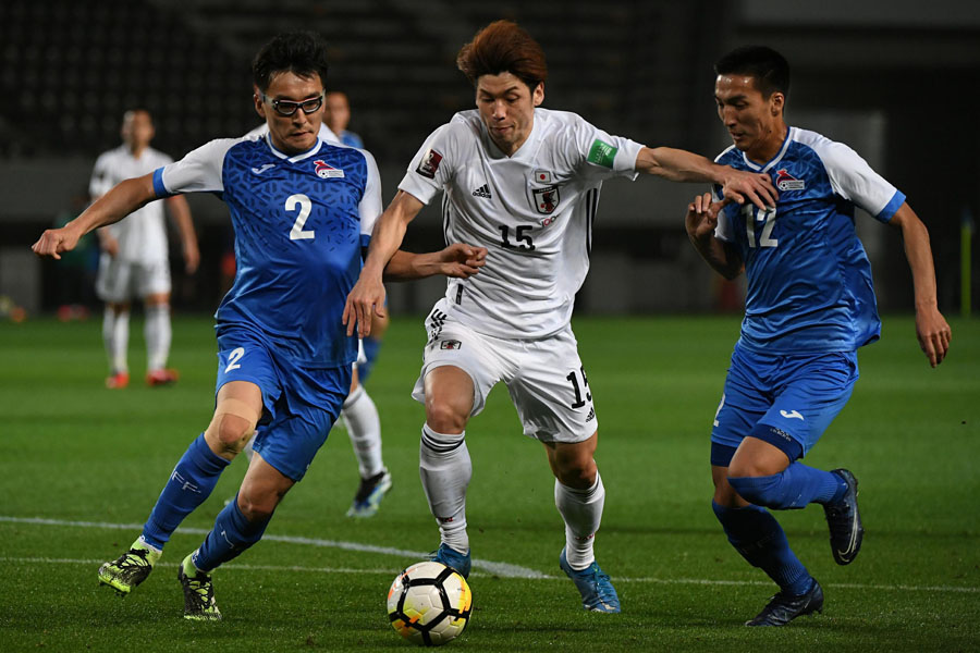 W杯アジア2次予選、日本が14対0でモンゴルに圧勝