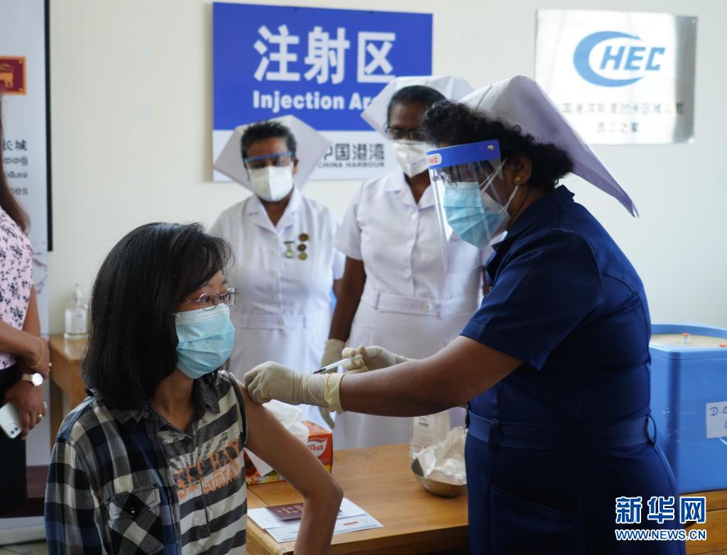 スリランカ在住の中国人が中国産のワクチン接種するプロジェクト開始