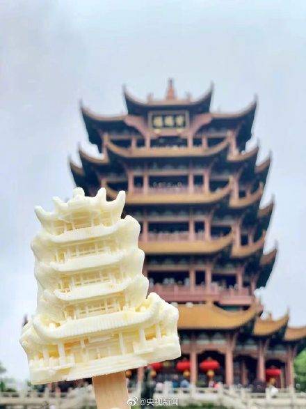 武漢の黄鶴楼デザインのアイスクリームが発売　湖北省