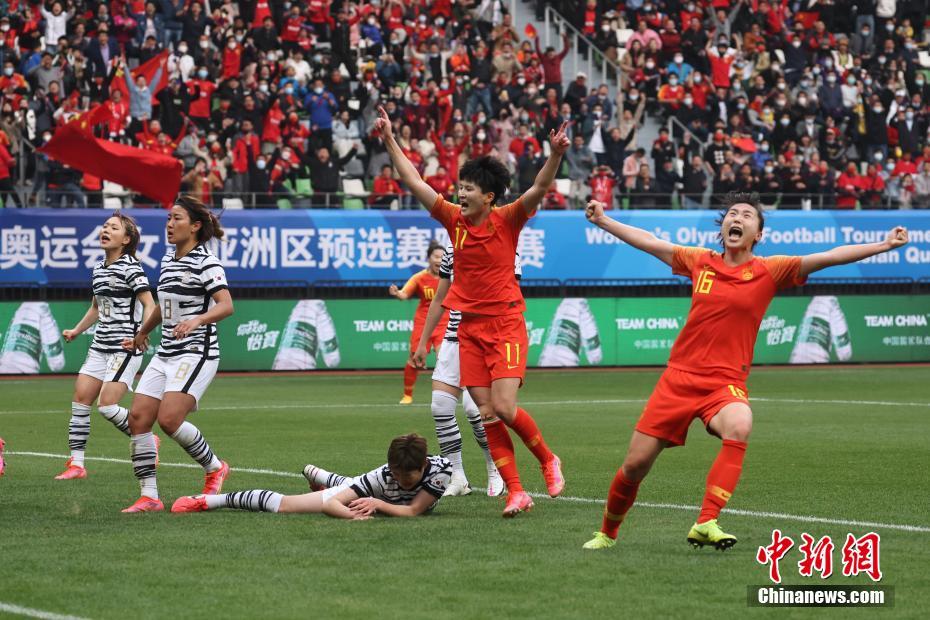中国サッカー女子、韓国との激戦制し東京五輪出場決める