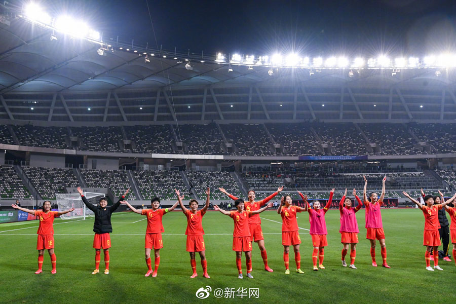 中国女子サッカーチーム（資料写真）。