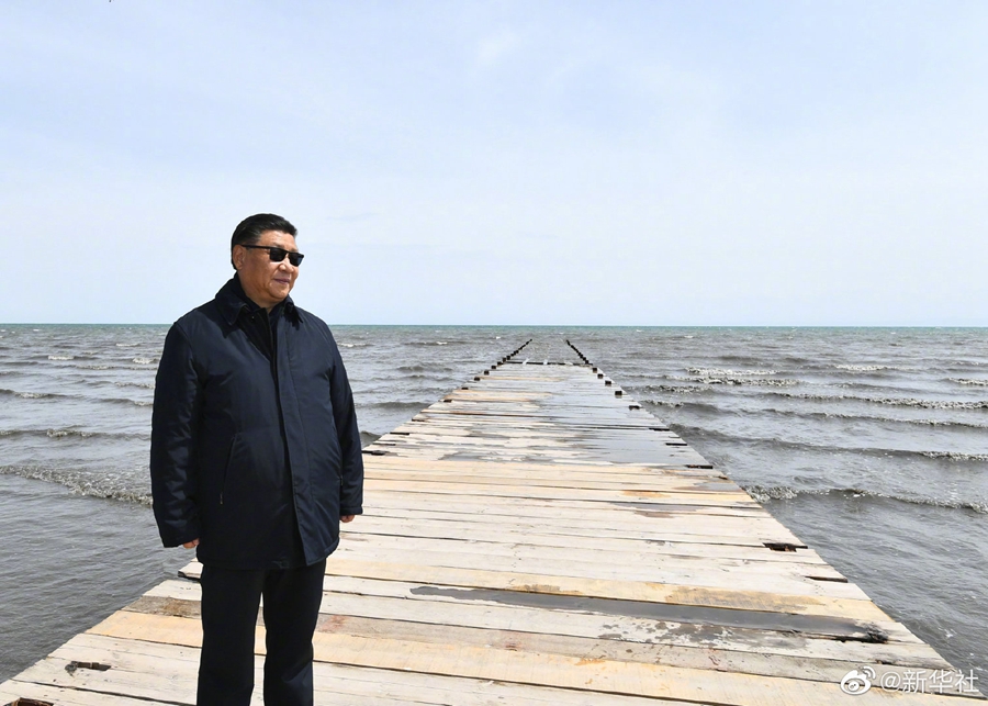 習近平総書記が青海省剛察県視察、青海湖の環境管理の成果を確認