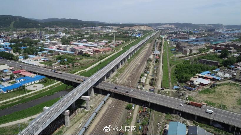 中国最東端に建設中の高緯度・極寒地高速鉄道の総合試運転とテスト始まる