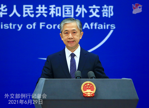日本高官の台湾地区に関する誤った発言に中国外交部「中国は必ず統一する」