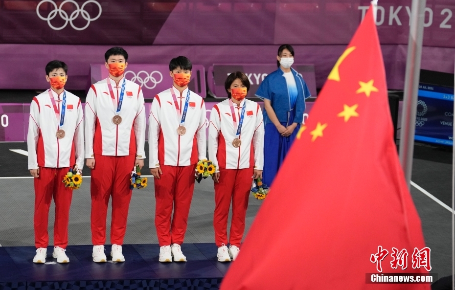 東京五輪バスケ3人制女子で中国がフランスを下し銅メダル獲得の快挙