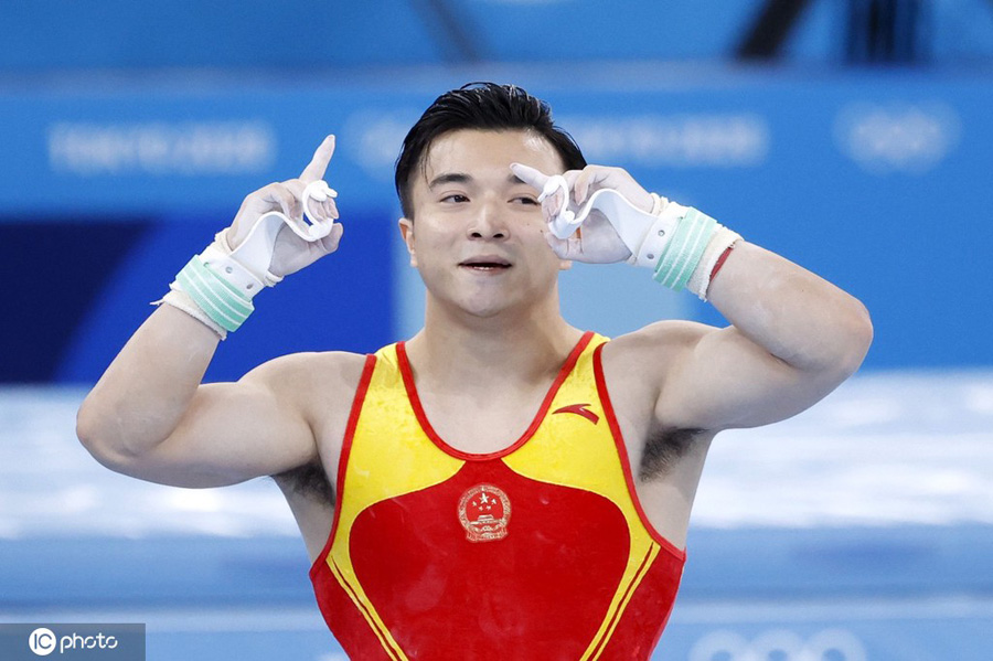 中国が東京五輪・体操男子種目別つり輪の金銀を独占