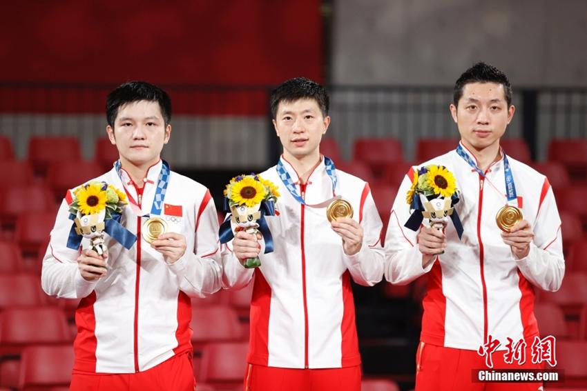 卓球男子団体がドイツを下して4連覇！　中国に35個目の金メダル