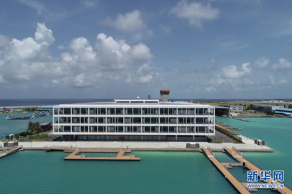 中国企業が建設したモルジブの国際空港水上ターミナルビルが開業