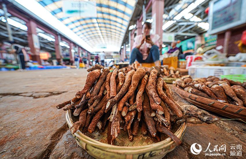 この季節、野生キノコが市場の主役！　雲南省