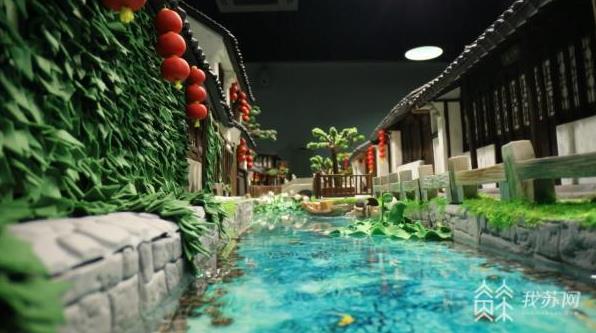 美しくてしかも甘い？フォンダンで作った江南古鎮のミニチュア模型　江蘇省