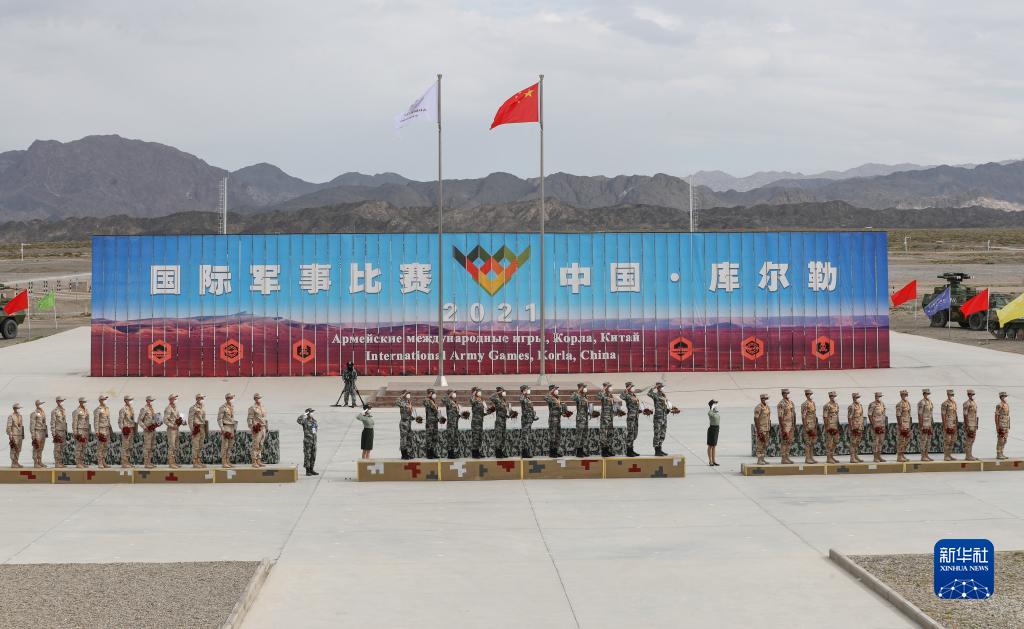 「国際軍事競技大会2021」、中国・新疆コルラ市での競技で中国チームが金メダル独占