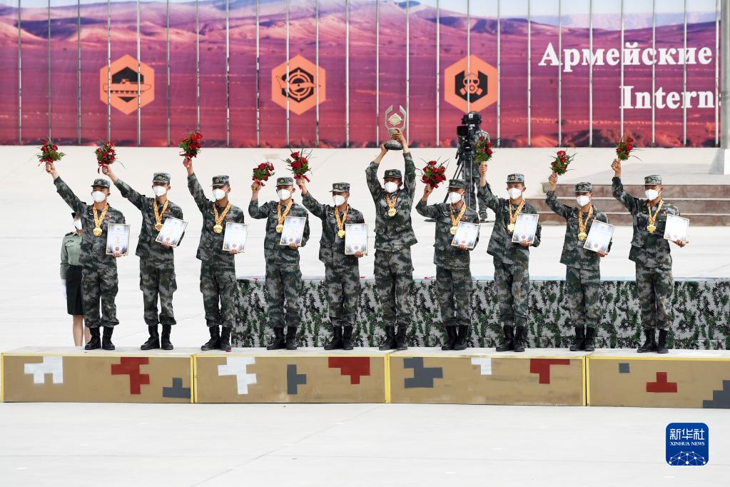 「国際軍事競技大会2021」、中国・新疆コルラ市での競技で中国チームが金メダル独占