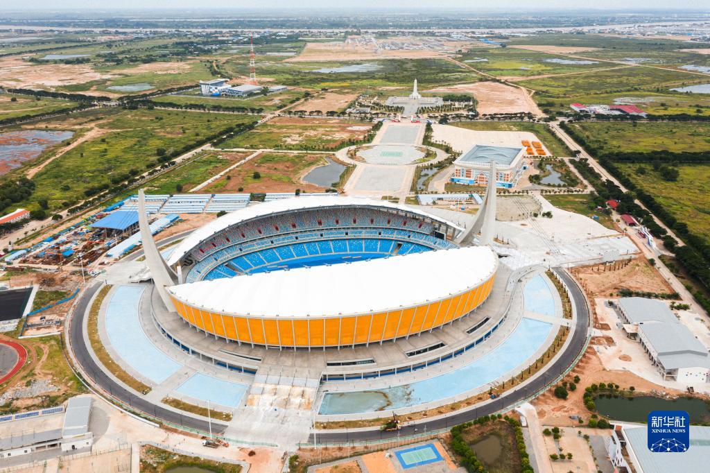 中国が対外支援して建設されたカンボジア国立競技場