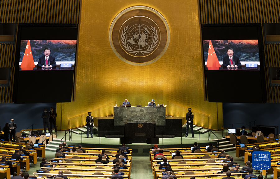 習近平国家主席「国連における中華人民共和国の合法的議席回復50周年を盛大に記念」