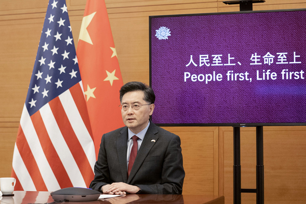 秦剛駐米大使、7つの流行語で最新中国事情を米国民に語る