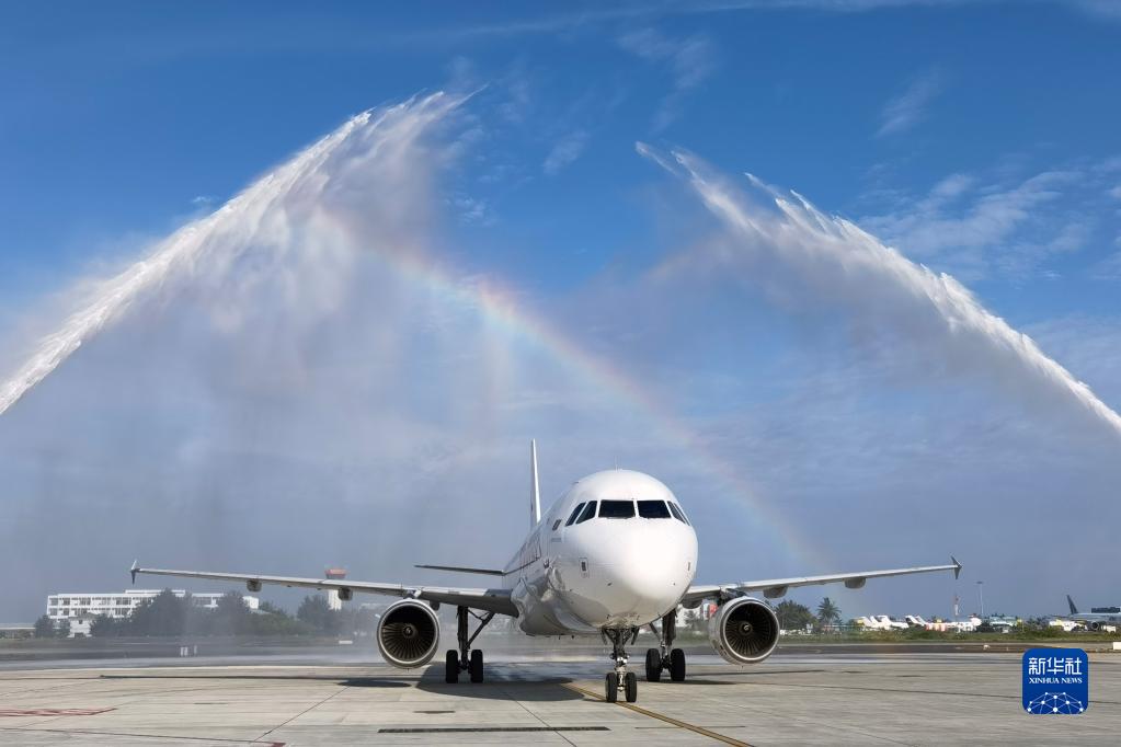 中国企業が改修したモルジブ国際空港西エプロンの運用スタート