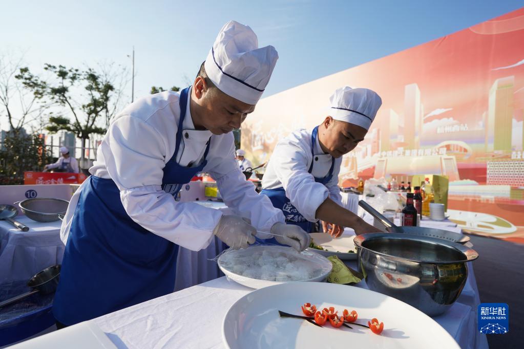 「料理の技」コンテスト開催　江蘇省南京