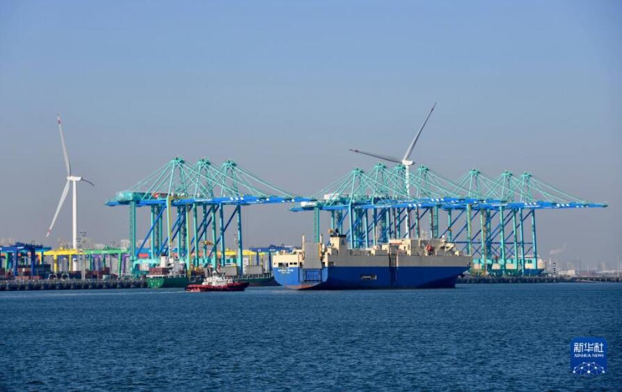天津港の年間コンテナ処理能力が過去最高を更新