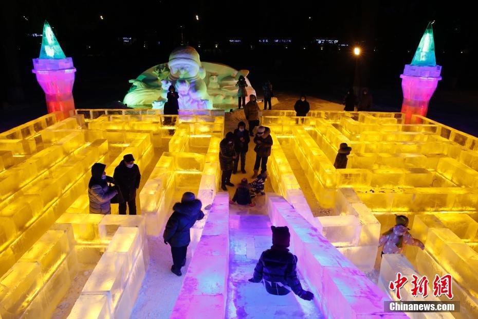 第48回ハルビン氷灯芸術園遊会、入場無料で開園　黒竜江省