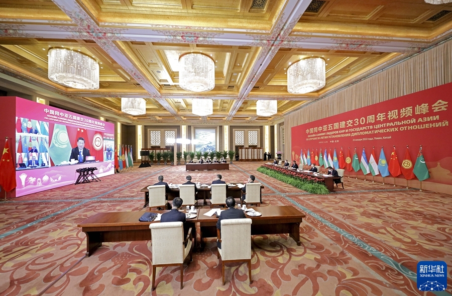 中国 中央アジア5ヶ国国交樹立30周年オンラインサミット　「より緊密な運命共同体を構築へ」