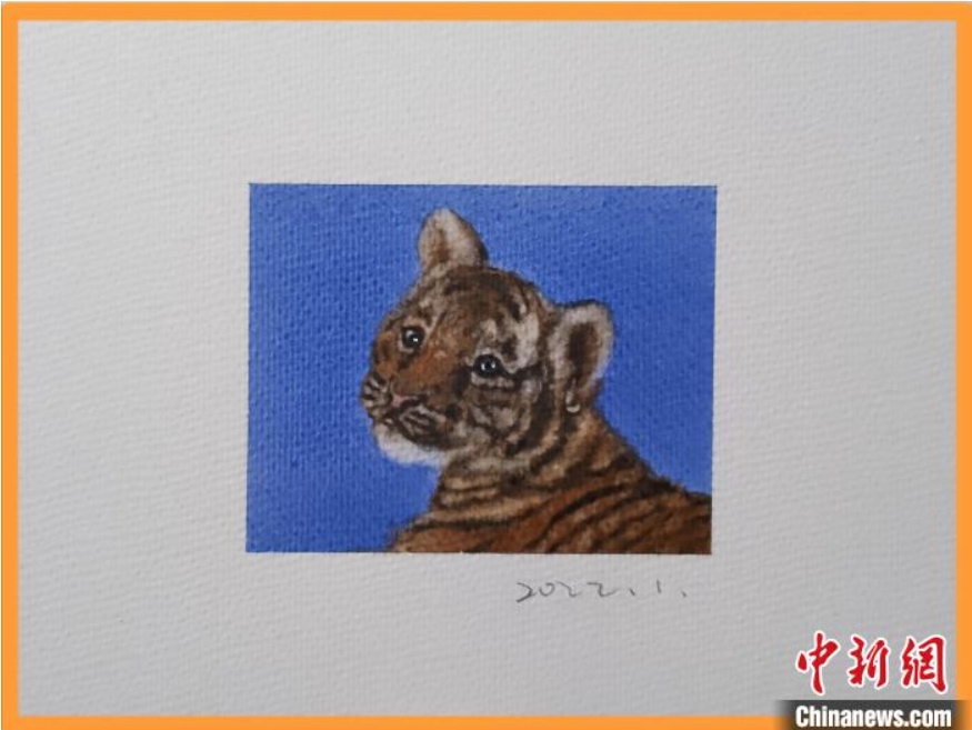 世界の名画に「迷い込んだ」トラたち　甘粛省