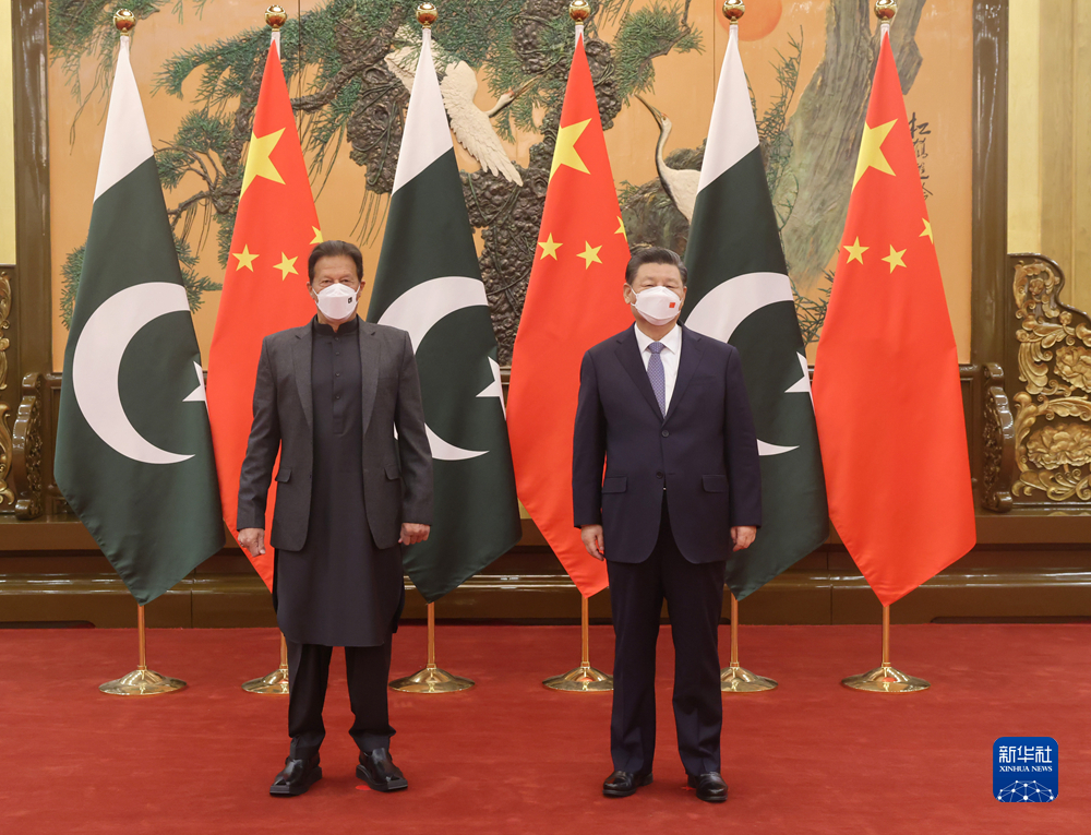 習近平国家主席がパキスタンのイムラン・カーン首相と会談