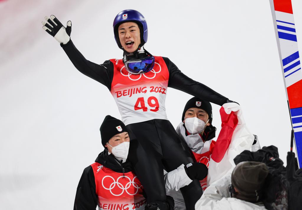 北京五輪スキージャンプ男子ノーマルヒル　日本のエース小林陵侑選手が金