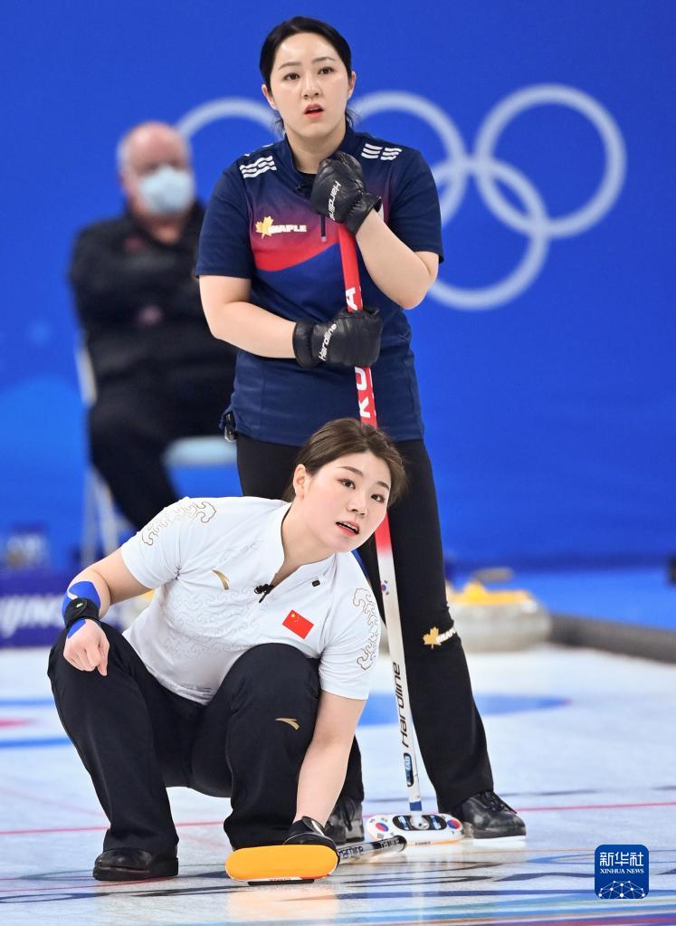 北京冬季五輪カーリング女子1次リーグで中国が韓国下す