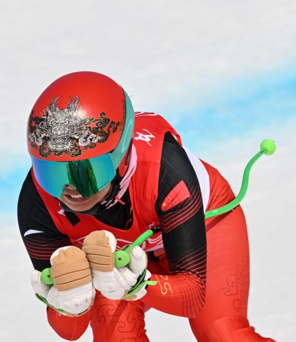 北京冬季五輪アルペンスキー　孔凡影選手が6種目に出場