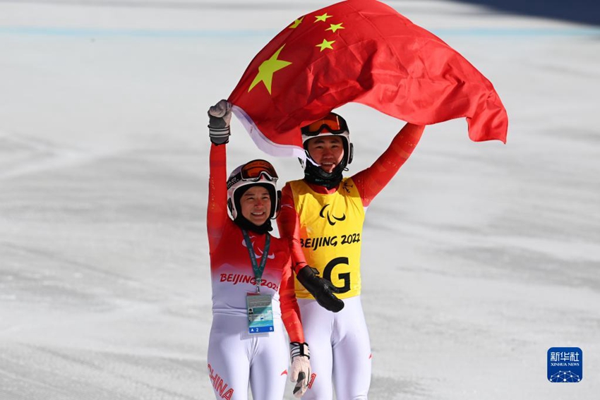 北京冬季パラ　バイアスロンで劉子旭選手が中国初の金