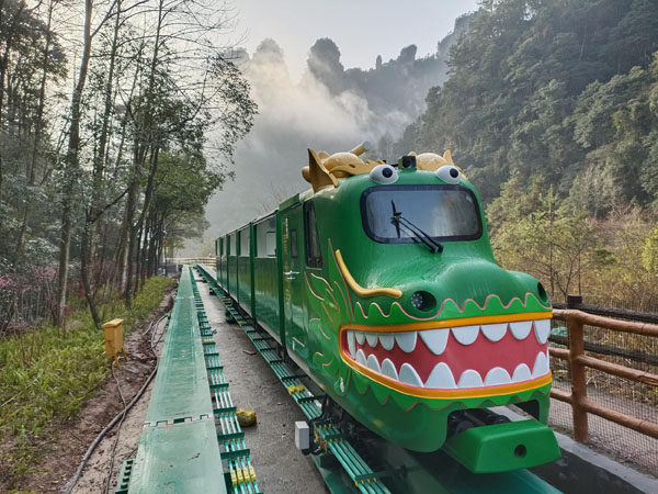 世界初の「十二支」観光電車が国際女性デーに張家界で運行スタート　湖南省