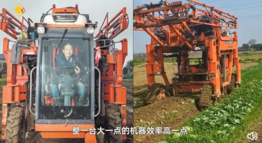 農業機械を自ら改造する湖南省長沙の農民