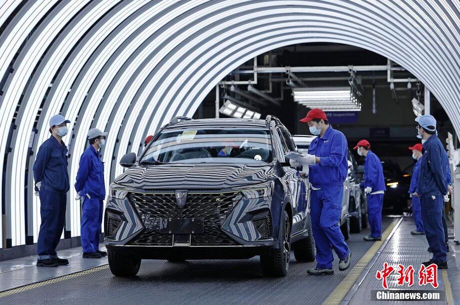新型コロナ対策と生産の両立 上海汽車の臨港乗用車生産拠点が生産再開