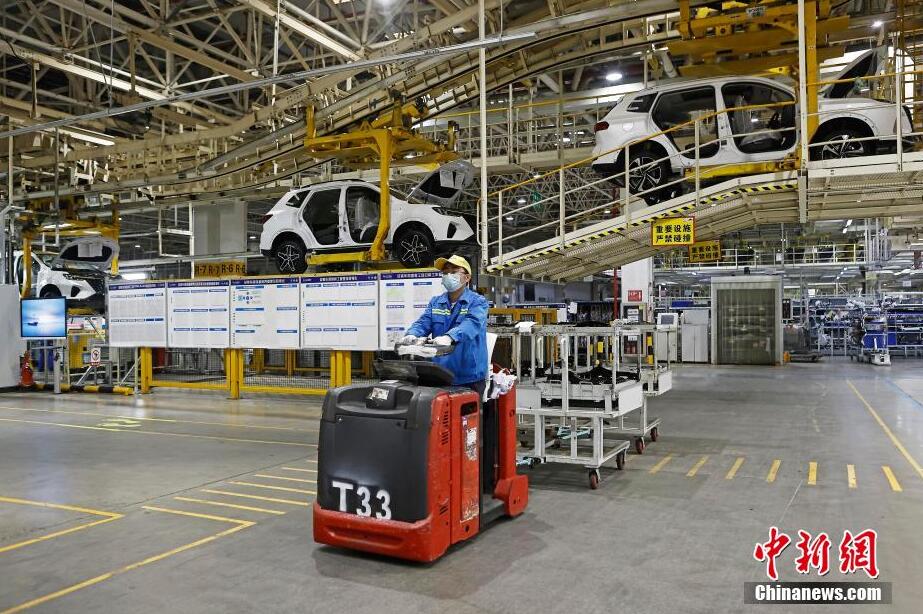 新型コロナ対策と生産の両立 上海汽車の臨港乗用車生産拠点が生産再開