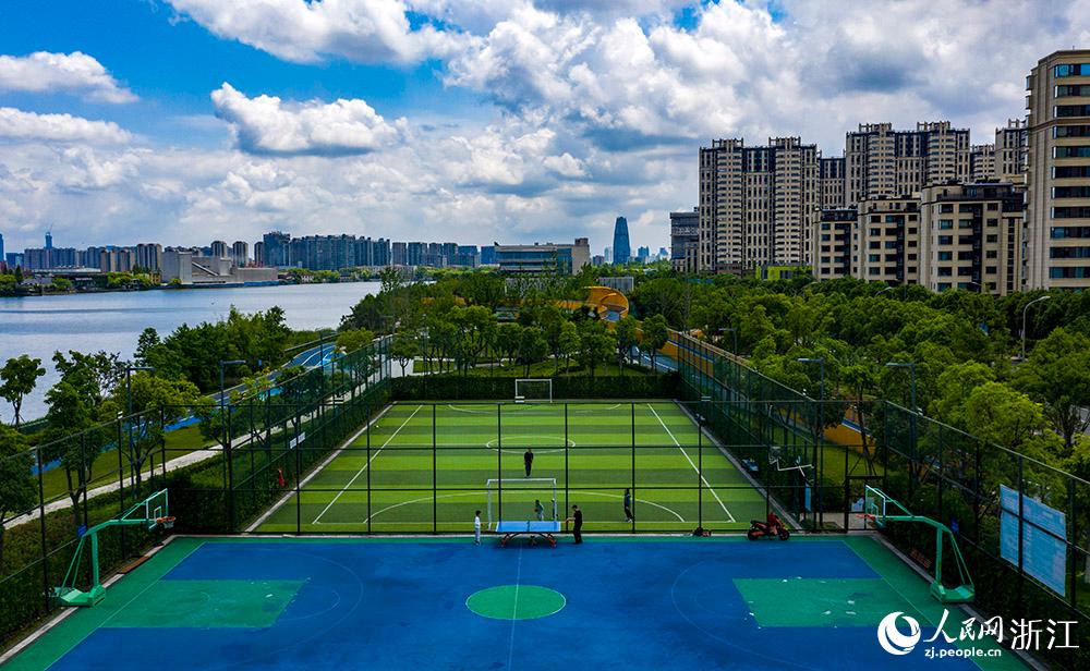 「公園+スポーツ」モデルで住民の自宅近隣での健康増進を後押し　浙江省寧波