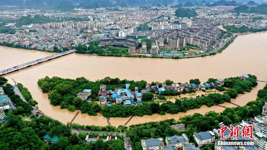桂林漓江の水位が今年最高に　警戒ライン1.35メートルを上回る　広西