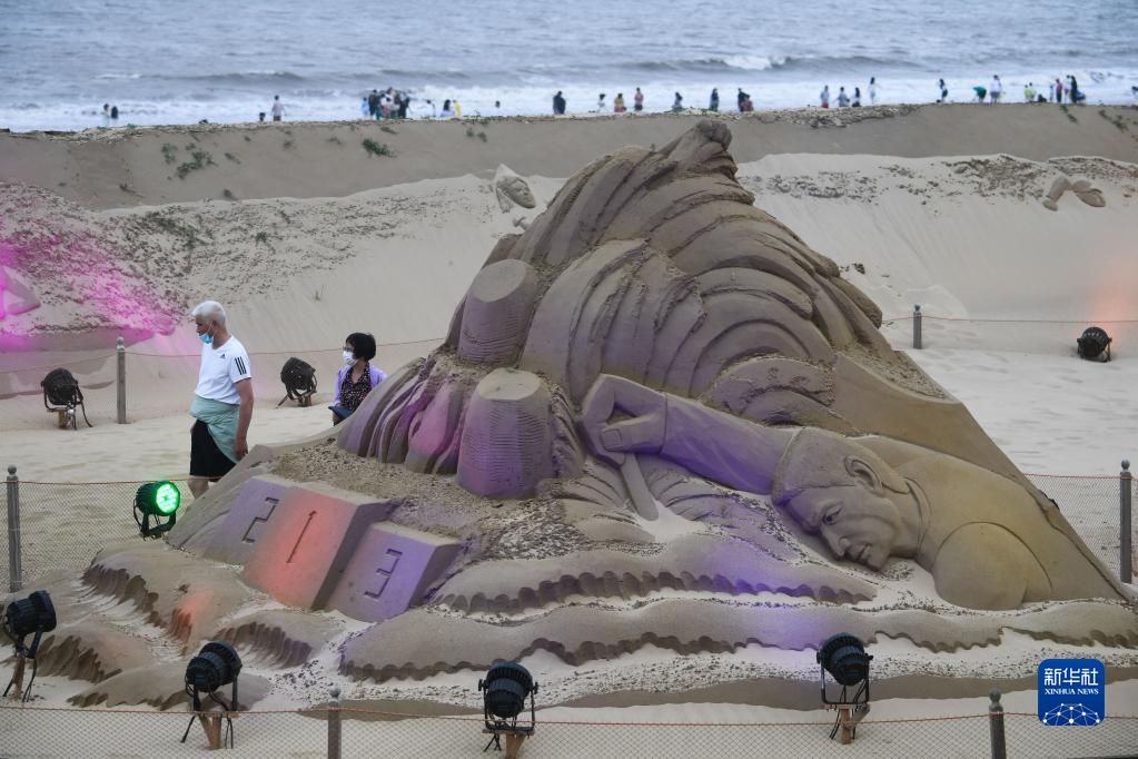 江蘇省舟山で「国際砂の彫刻フェスティバル」が開幕