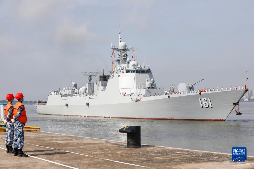中国海軍第40次護衛艦隊が任務を完了し帰港（撮影・陳潤楚）