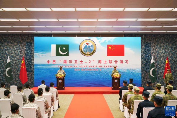 中国・パキスタン両海軍が合同演習を開始