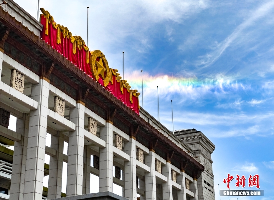 北京の中国国家博館西入口の外観（7月9日撮影・侯宇）。