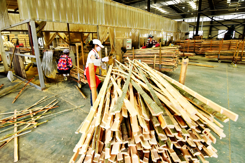 竹産業がかなえる豊かな暮らし　江西省資渓