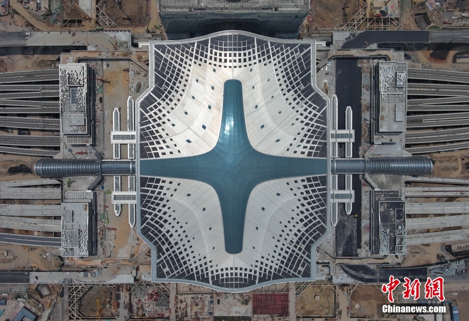杭州アジア大会の重要関連施設・杭州西駅がほぼ完成　浙江省