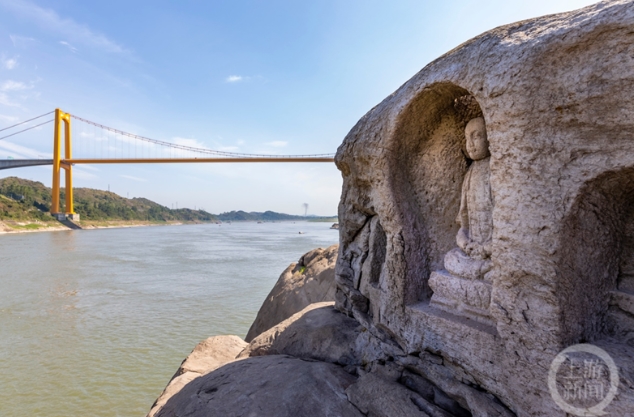 重慶市巴南で約600年前の磨崖仏が見つかる