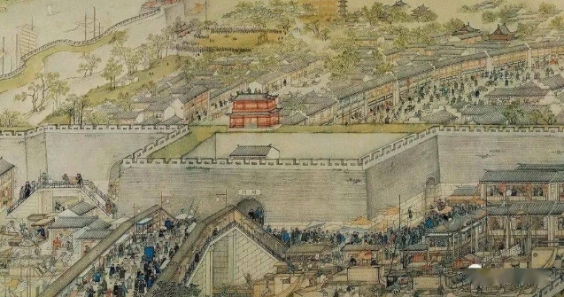 清代の「姑蘇繁華図」に描かれた蘇州市民の暮らし