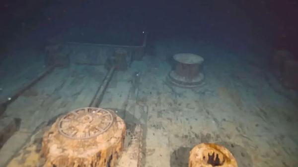 沈没した豪華客船「タイタニック号」の8K映像が公開