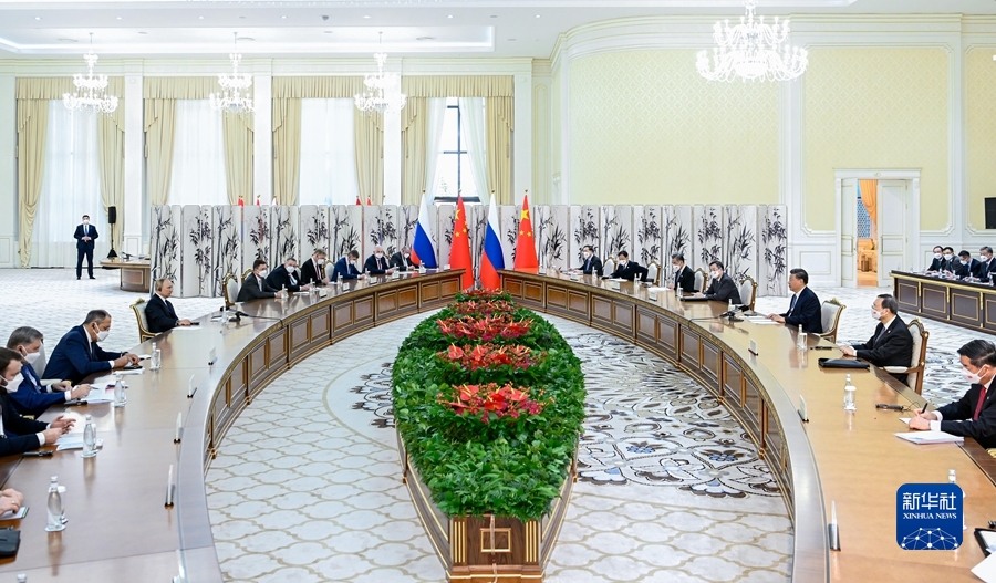 習近平国家主席がプーチン露大統領と会談