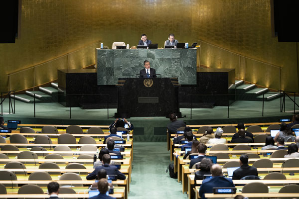 国際情勢について王毅部長が国連総会で6つの主張