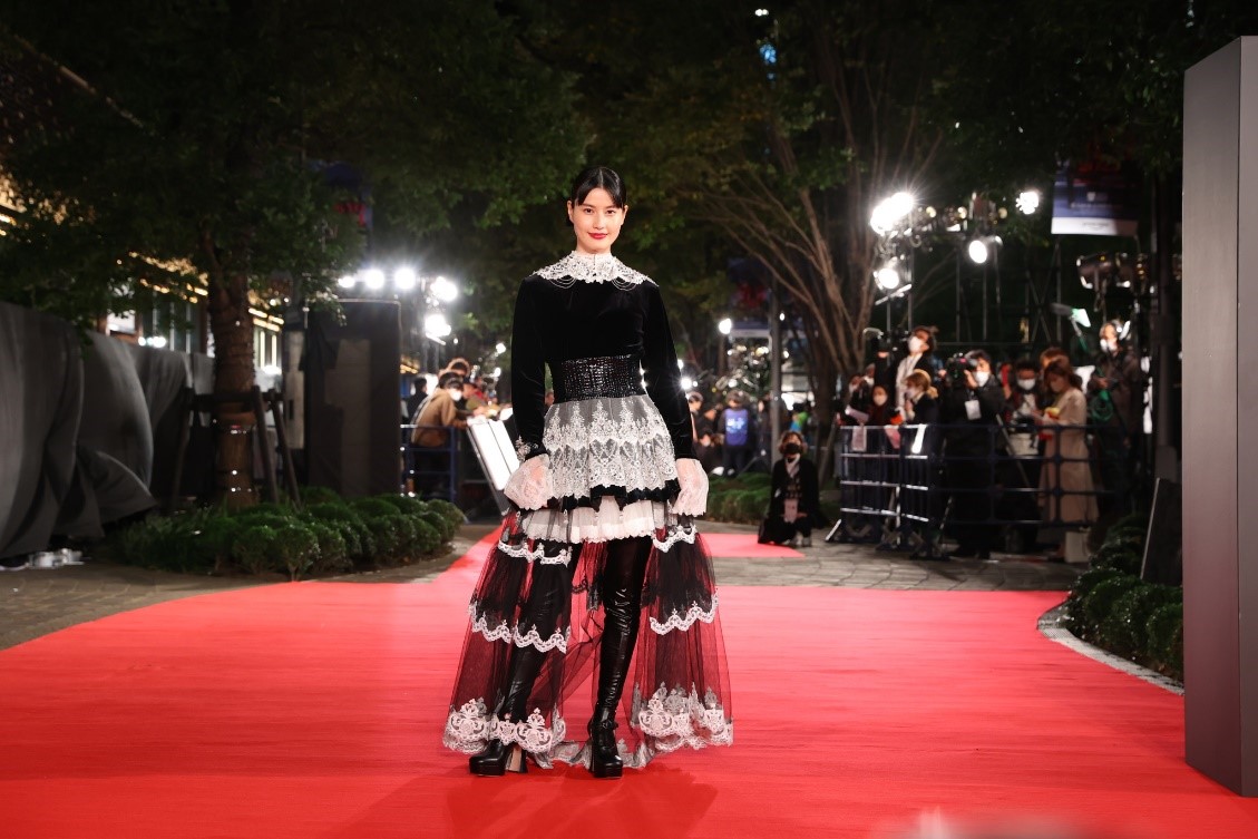 10月24日、映画祭のアンバサダーを務める日本の若手女優・橋本愛（写真提供・東京国際映画祭組織委員会）。