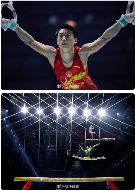 世界体操競技選手権で中国は金3銀2のメダル獲得